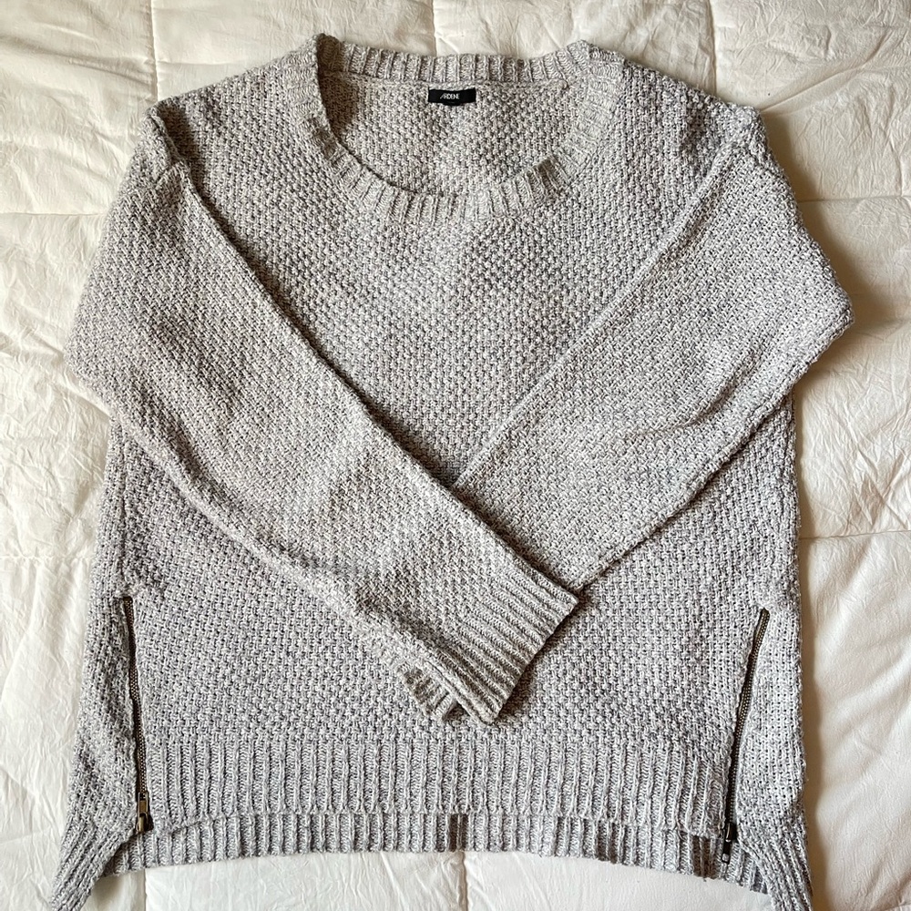Women's Grey Knit Sweater